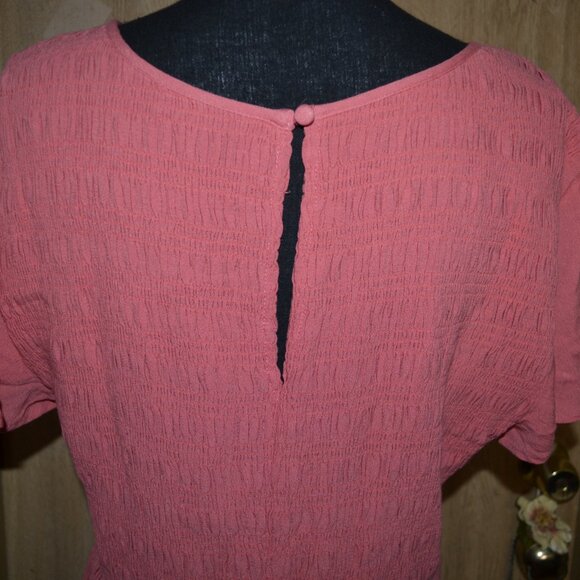 Torrid Pink Short Sleeve BabyDoll Top - Picture 8 of 9